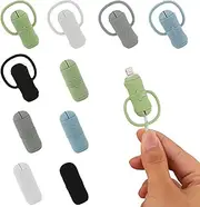10 Pieces Charger Cable Protector, Double Ended Silicone Cable Protector Data Cable Protector 2 in 1 Cable Winder Compatible with Apple Charger Cable