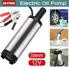 12V Submersible Diesel Fuel Pump Transfer Water Oil Kerosene Vessel Car Auto AU