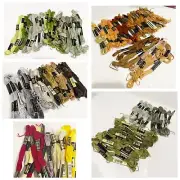 Vintage Lot 129 DMC Embroidery floss thread Skeins Labeled And Organized In Bags