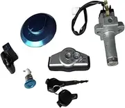 Ignition Key Switches for WH125-7 WH125-8 KVX 125 CB125F GLR125 2015-2018 Motorcycle Ignition Switch Lock Fuel Gas Tank Cap Cover Lock Set Ignition Barrel Key Switch