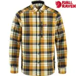 FJALLRAVEN 北極狐 男款 FJALLGLIM SHIRT 法蘭絨襯衫/健行長袖襯衫 81380 232-555 蕎麥棕/暗深藍