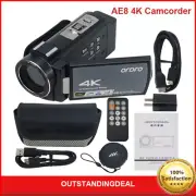 ORDRO AE8 4K Camcorder Infrared Night Version DV Camera 30MP Still Image Record-