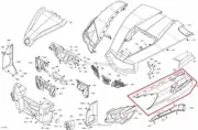 NEW OEM CAN-AM COMMANDER MAX 800 1000 FRONT RIGHT FENDER GRAY