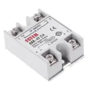 3-32V DC AC 24-380VAC SSR-40DA 40A Einzelne Phase Solid-State Relais Modul Contr