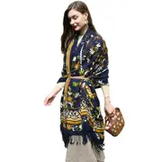 ANYYOU 100% Pure Merino Wool Army Green Poncho Winter Large Scarf Pashmina Shawl Bandana Neck Wrap For Women