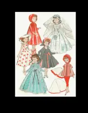 Pattern for 10" Little Miss Revlon Fashion Doll #8353