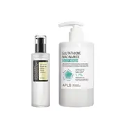 COSRX - Advanced Snail 96 Mucin Power Essence 100ml + APLB - Glutathione Niacinamide Body Wash - 300ml Set
