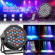 108W Stage Lighting 36LED RGB Strobe Par Lights DMX DJ Party Lights w/Remote