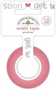 Doodlebug Washi Tape-Get Well Soon (Pack of 3)