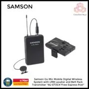 Samson Go Mic Mobile Digital Wireless System with LM8 Lavalier and Belt Pack Tra