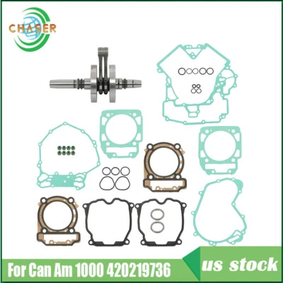 fits For Can Am 1000 420219735 420219736 Crankshaft Gasket Bearing kit