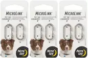 Nite Ize 2-Pack MicroLink Pet Tag Carabiner (3-Pack)