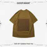 （已售出）GOOPI ASC-03 CYTOKINE PATCH TEE TAUPE/MUSTARD