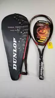 Dunlop MaxTech Tennis Racket w/ Cover - 4 3/8 in, Unstrung, MP, New Old Stock