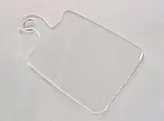 Acrylic Router Templates Charcuterie Boards,Serving Board Acrylic Router Template,Woodworking Router Template (12"x6")