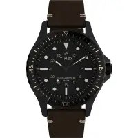 在飛比找Yahoo奇摩購物中心優惠-TIMEX 天美時 Navi系列 41毫米旋轉頂環手錶 (黑