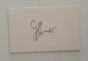 GRANT FLOWER CRICKET SIGNED IN PERSON NEAT CUT ZIMBABWE ASHES HEATH STREAK