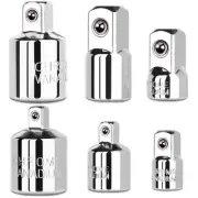 StrugDeas 6 Piece Socket Adapter and Reducer Set, 1/4", 3/8", 1/2" Chrome Van...