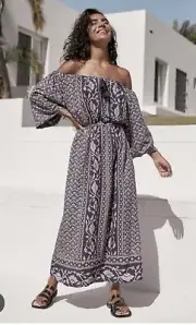 Tigerlily Samara Arlo Midi Dress Dusk - Size 14 BNWT RRP $199