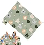 Outdoor Picnic Mat - Portable Leisure Sheet,83x59 Inch Washable Foldable Picnic Mat for Hiking, Fishing, Patio, Outdoors, Travel, Backyard