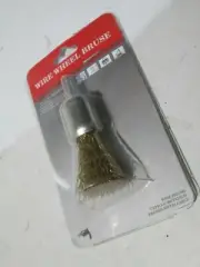 Single Drill mounted wire end brush 19 mm only.