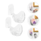 2 Pcs Beauty Egg Storage Rack Cosmetic Sponge Holder Makeup Powder Container
