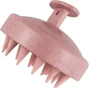 VICASKY Shampoo Massage Brush Scalp Scrubber Scalp Brush Scalp Massager Hair Scrubber Hair Brush Hair Massager Scalp Massage Tool Scalp Scruber Head Scrubber Soft Rubber Pink