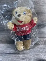 Vtg 1986 Shoney's Restaurant Plush Stuffed Teddy Bear Advertising - New Sealed