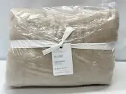 BRAND NEW Pottery Barn Sorrel Toile Jacquard FULL/QUEEN Duvet Cover~Flax