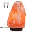 7 Inch Himalayan Salt Lamp with Dimmer Cord - Night Light Natural Crystal Rock