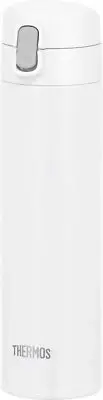 THERMOS FJM-450 Water Bottle Vacuum Insulated Straw Bottle 450ml White