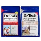 Dr. Teals Epsom Salt Soak Variety Gift Set (2 Pack, 5.5lbs Total) - Muscle Re...
