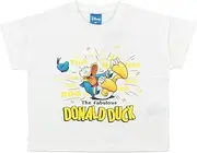 [Disney] Casual Mickey Donald Minnie Print Short Sleeve T-Shirt, Children's Clothes, for Boys, Girls