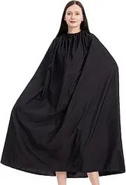 [Generic] Changing Towel Poncho,3.94ft Wetsuit Changing Poncho Surf Robe | Black Cape Instant Dressing Ups, Portable Changin Room for Models Dancers
