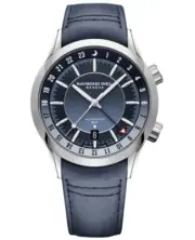 New Raymond Weil Freelancer Automatic GMT Blue Dial Men's Watch 2761-STC-50001
