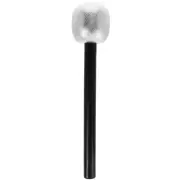 Silver Halloween Decoration Party Performance Props Party Tools Fake Microphone