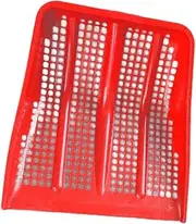 Generic Garden Sifting Spade Gardening Tool Household Practical Easy to Install Agricultural Filter Multipurpose Sieve Spade, Red