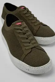 Peu Touring Green textile sneakers for men