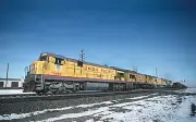 UP 2482 (C30-7) at at Granger, WY in December 1984 5 x 7 Photo