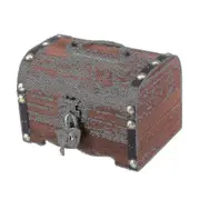 Vintage Treasure Box Piggy Bank Storage Box Home Storage Box With Lock