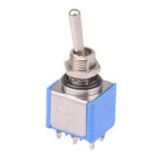 5646ABX408 APEM On-On Miniature Toggle Switch Sealed DPDT