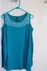 Crossroads Eyelet Cold Shoulder Top- Size 22 - Teal - Brand New With Tags!