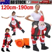 120~190cm Christmas Inflatable Costume Santa Kidnapping Cosplay Outfits Xmas AUS