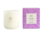 Tilley Triple Scented Soy Candle Classic White 375g Sweet Berries & Musk FG0737