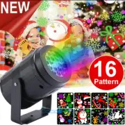 Christmas Snowflake Projector LED Moving Snowfall Laser Light Indoor Outdoor US
