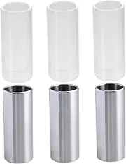 VINTORKY 6pcs Guitar Slider DIY Lap Bottleneck Steel Tube Slides Bottle Neck Guitar Bottlleneck Slide Electric Slide Instrument Slide Guitar Accessories Guitar Finger Slide Guitars