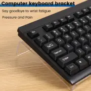 Computer Keyboard Stand Clear Acrylic Keyboard Riser for Desk Computer RemqU