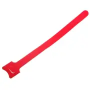 Red Hook & Loop Cable Tie 12mm width x 150, 180, 200, 300mm Length Straps Ties