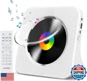 Gueray CD Player Portable Bluetooth Desktop CD Player for Home with Timer Bui