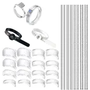 26PCS Ring Size Adjuster For Loose Rings Invisible Ring Guards Spacer Adjuster